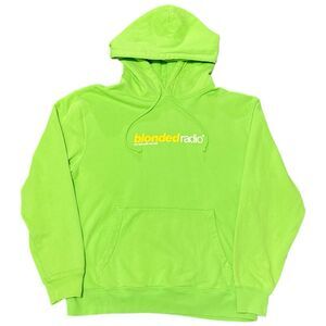 Official Frank Ocean Blonded Radio Hoodie Neon Green XL Blonde Merch